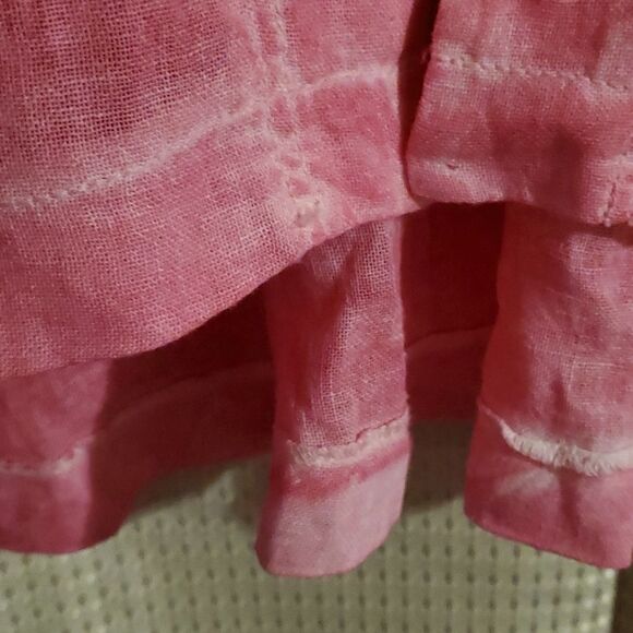 Luii pink button front blouse L New - Picture 5 of 9